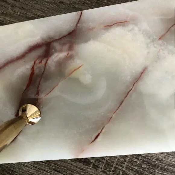 Vintage Onyx Double  Pen Holder - Picture 8 of 11